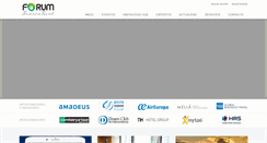 Desktop Screenshot of forumbusinesstravel.com